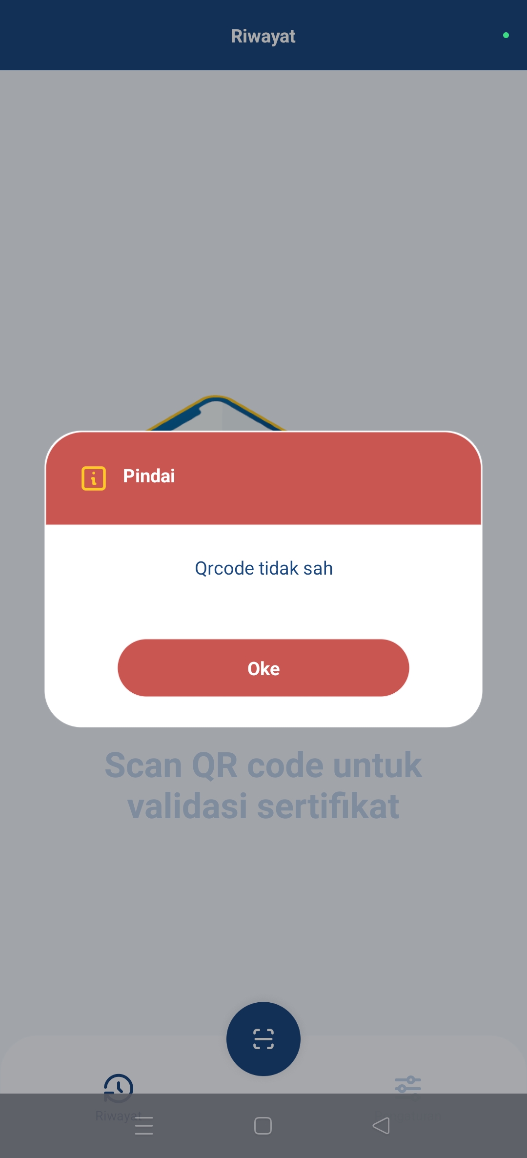 Ilustrasi troubleshooting server error saat verifikasi sertifikat konstruksi dengan Jakontrust