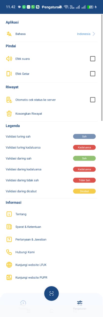 Ilustrasi proses sinkronisasi verifikasi sertifikat konstruksi
